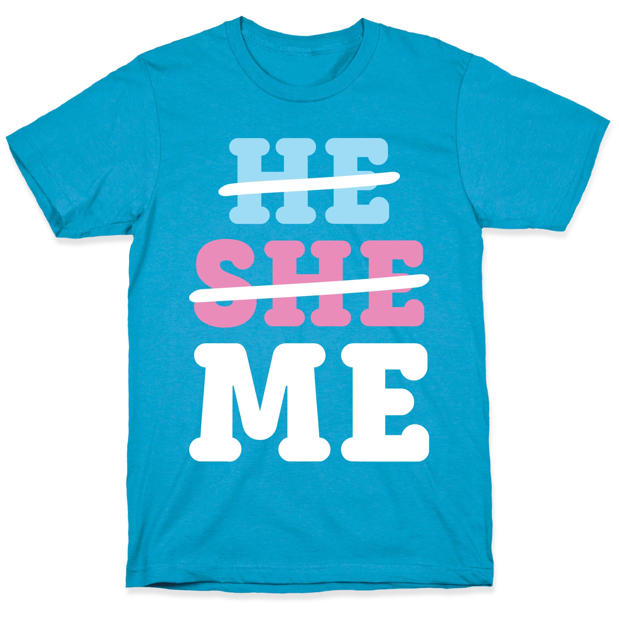 He She Me Unisex Triblend Tee